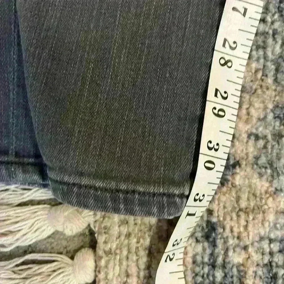 Citizens Of Humanity Avedon Low Rise Skinny Jeans, Dark Gray Washed Size 27 - Picture 10 of 12